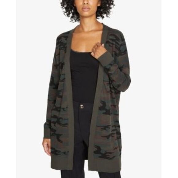Sanctuary Play Cardigan In Forest Camo L (New no Tag) - Picture 1 of 1
